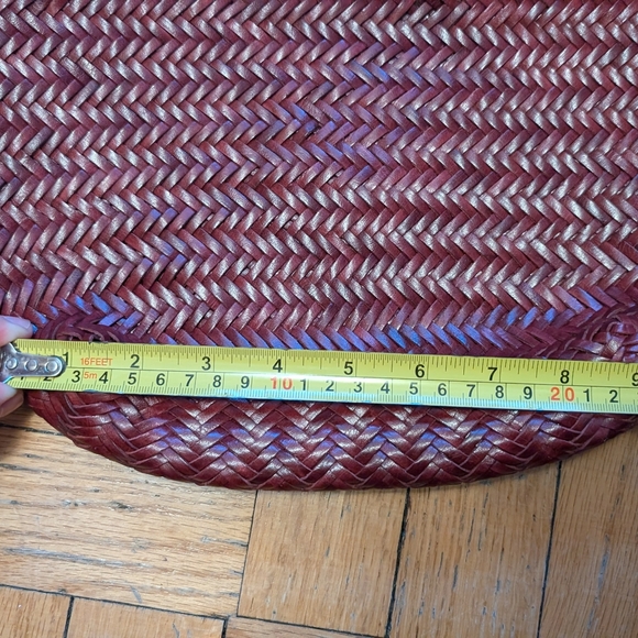 Dragon Diffusion Grace small basket bag burgundy color - Picture 8 of 8